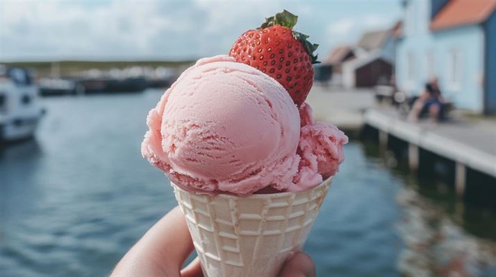 Oplev Ægte Dansk produceret is i nyhavn